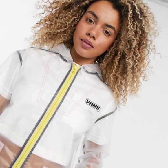 Vans Womens Raincoat Parka Jacket Hooded - Picture 4 of 11